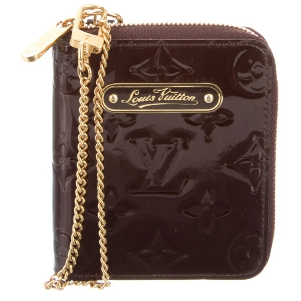 Louis Vuitton RARE Vernis Chocolate Wristlet/Wallet
